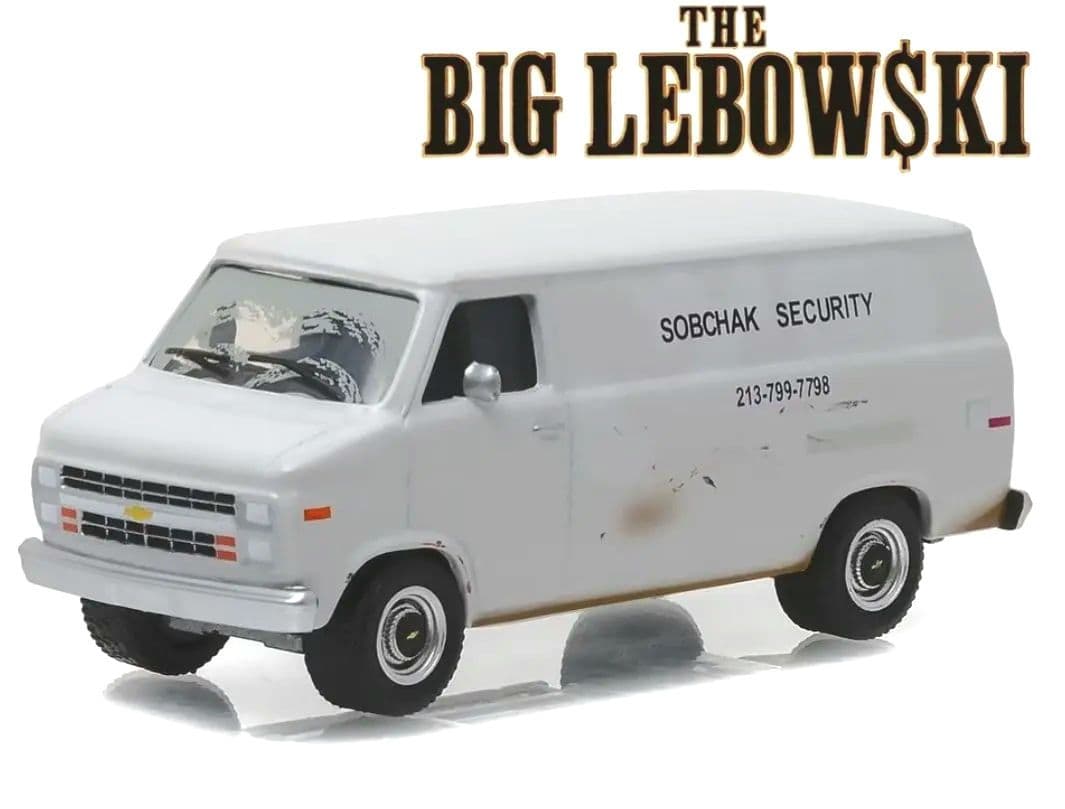 ミニカー　ビッグ・リボウスキ 1/64 シボレー　 G-20 Van 1985