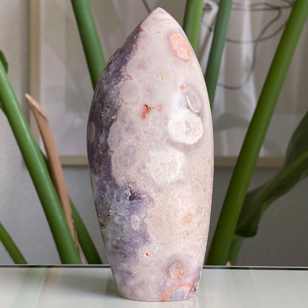 ★★★破格 最終特価【 ピンクアメジスト トーチ型 ドーム 約500g 】