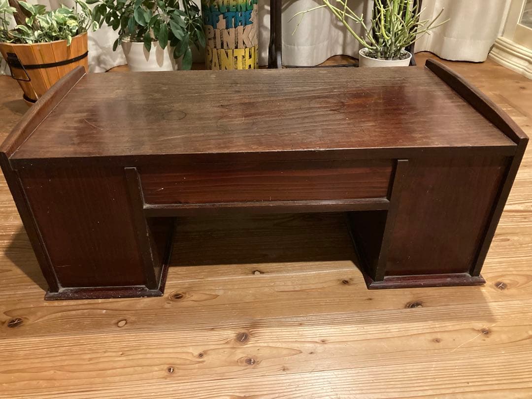 昭和レトロ　木製文机　ローテーブル　17