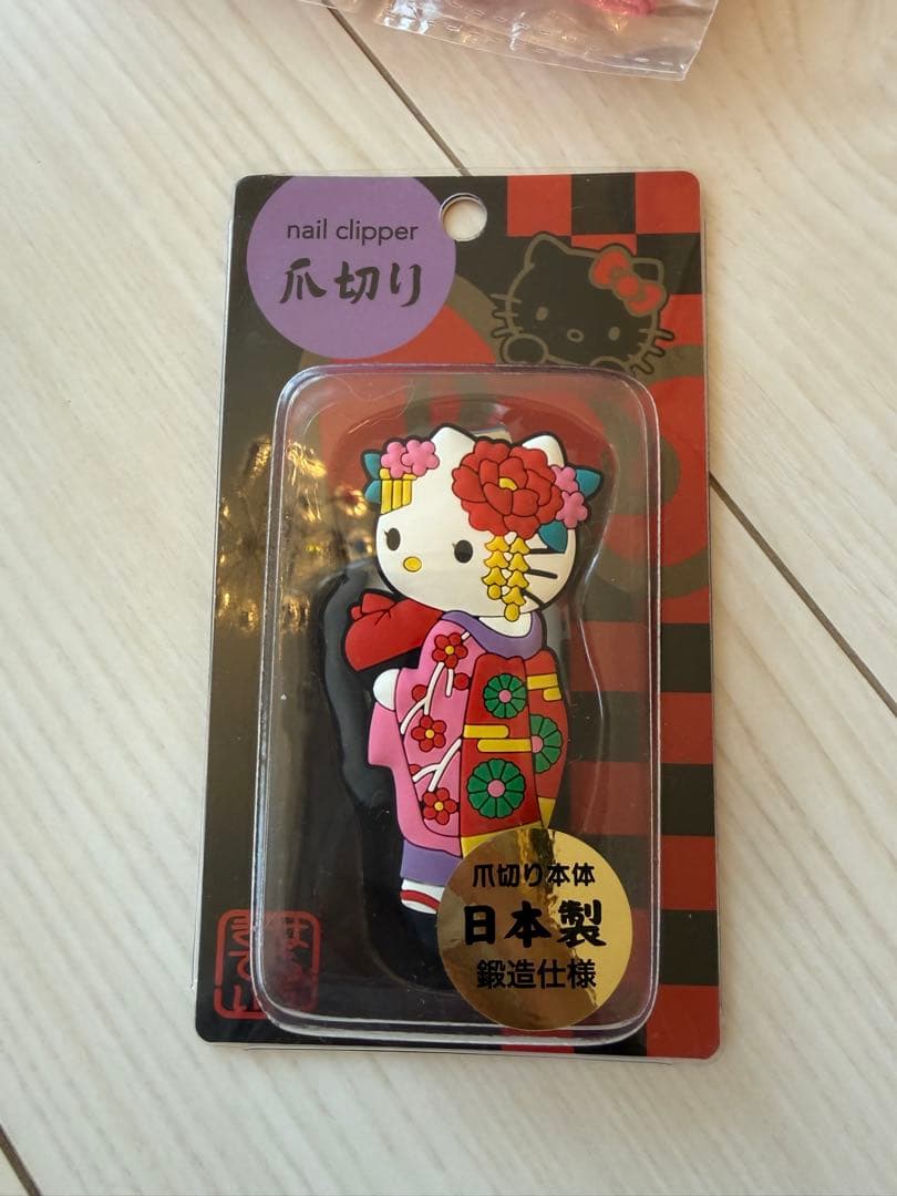 ハローキティ 11点セットエコバッグ　爪切り　スカーフ枚　ハンカチ