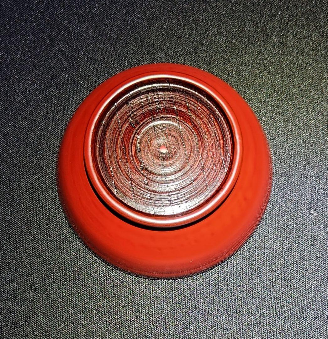 輪島塗 角偉三郎 朱塗 盃 一つ星 紙箱 共布 栞 人間国宝 名工