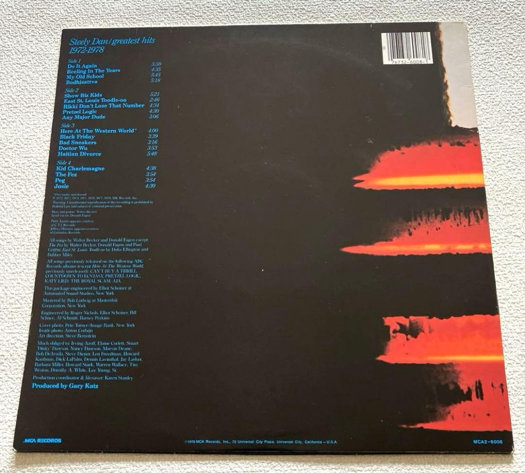 Steely Dan GREATEST HITS　12㌅