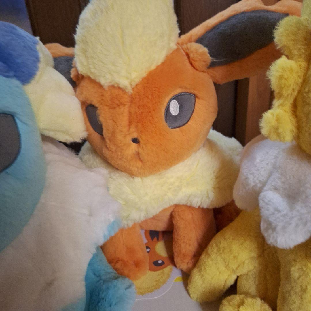 ポケモンセンター　ブイズ　ふわふわ抱きぬいぐるみ　シャワーズ　サンダース　他