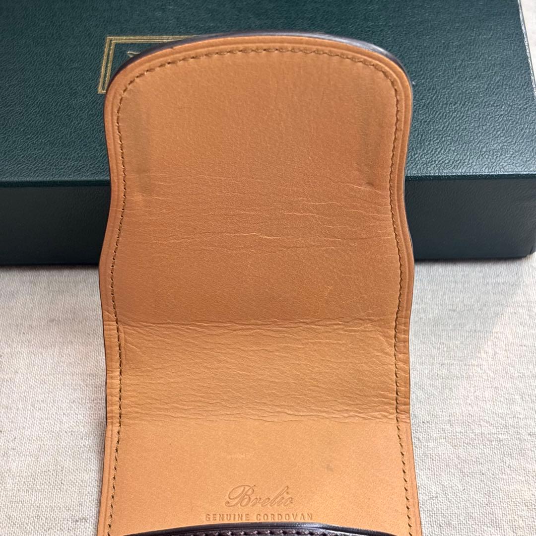 コードバンペンケース 肉盛り3本差しBrelioブレイリオBrelio 廃盤品