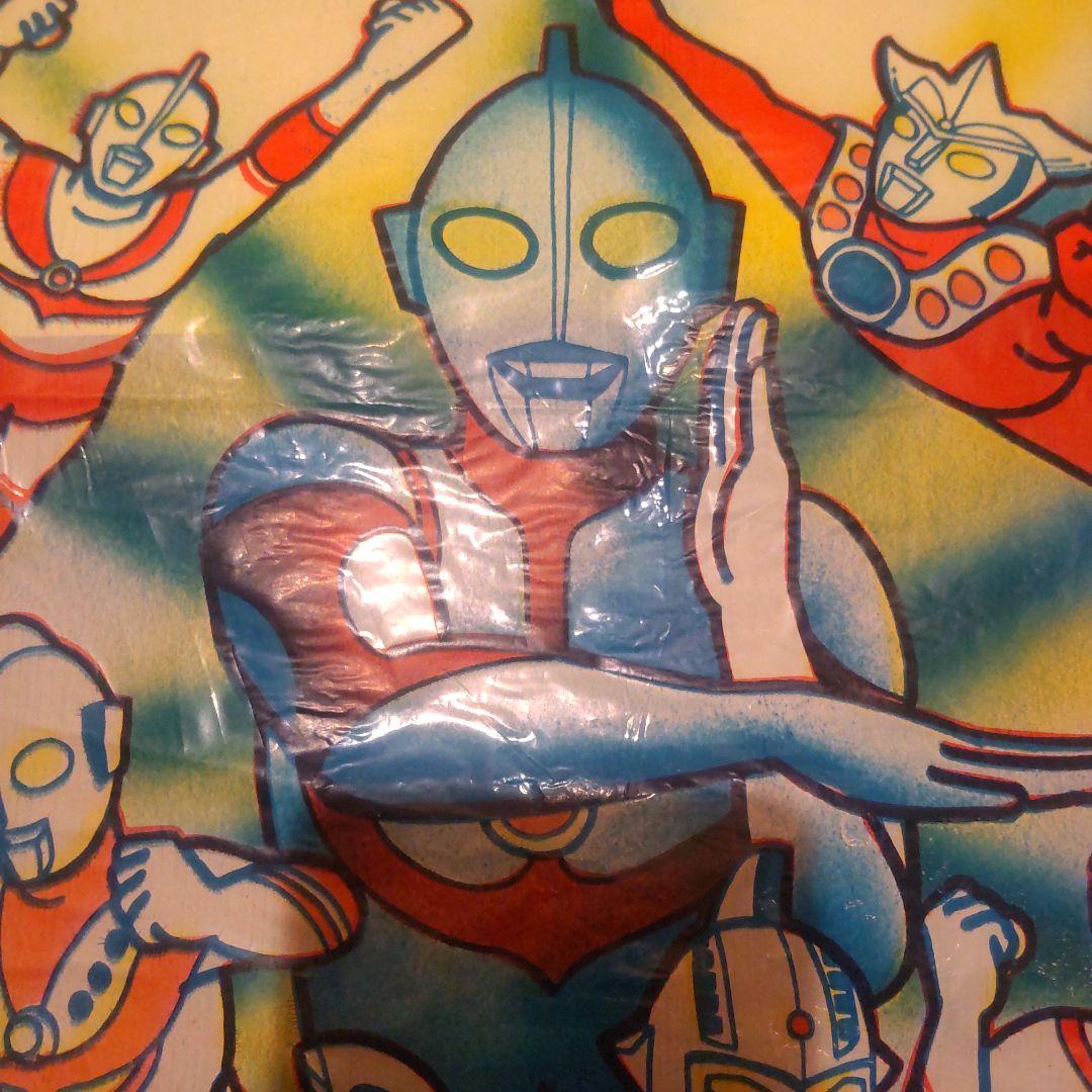 昭和レトロ　ウルトラマン　ウルトラ兄弟　綿あめ　袋　デッドストック　お祭り駄菓子