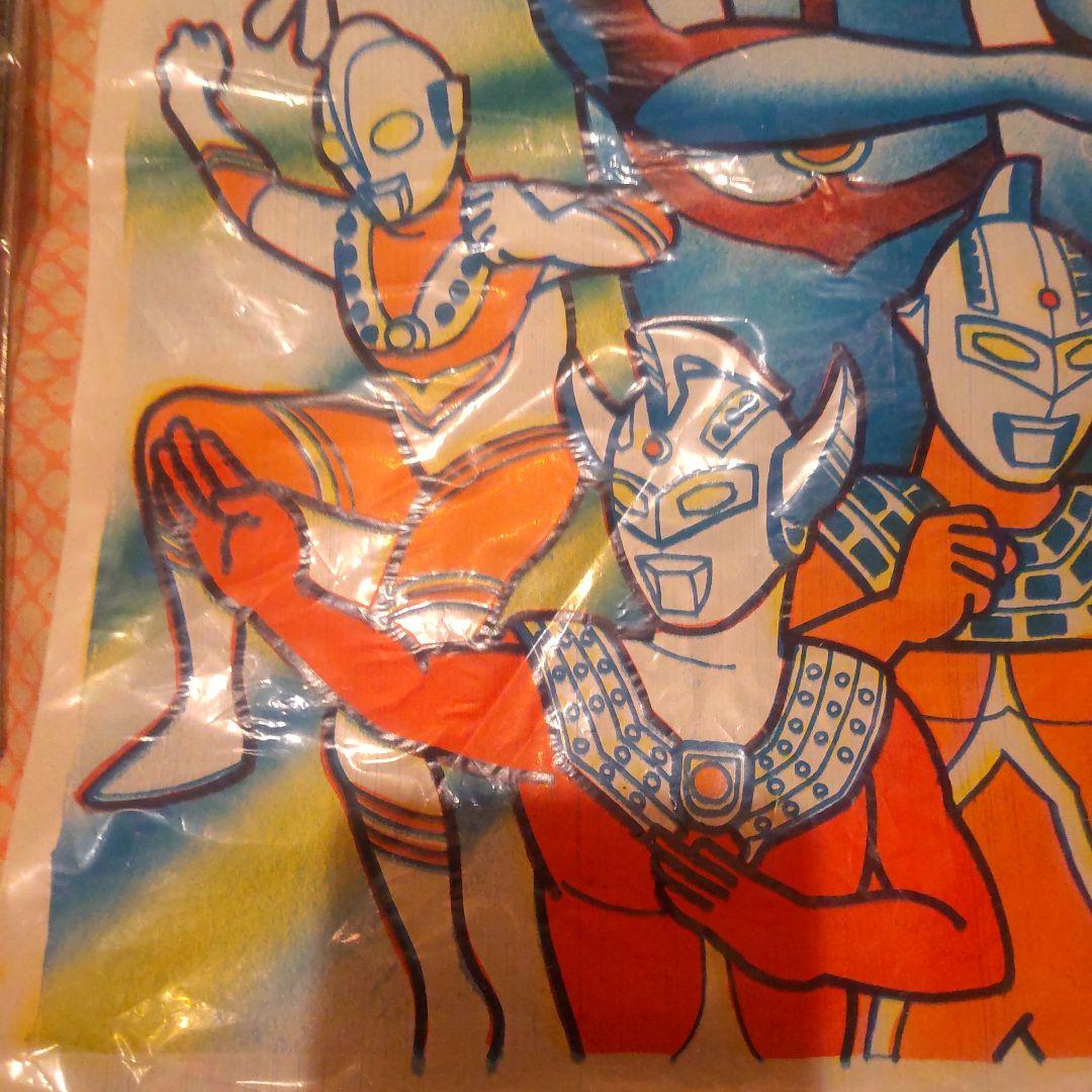 昭和レトロ　ウルトラマン　ウルトラ兄弟　綿あめ　袋　デッドストック　お祭り駄菓子