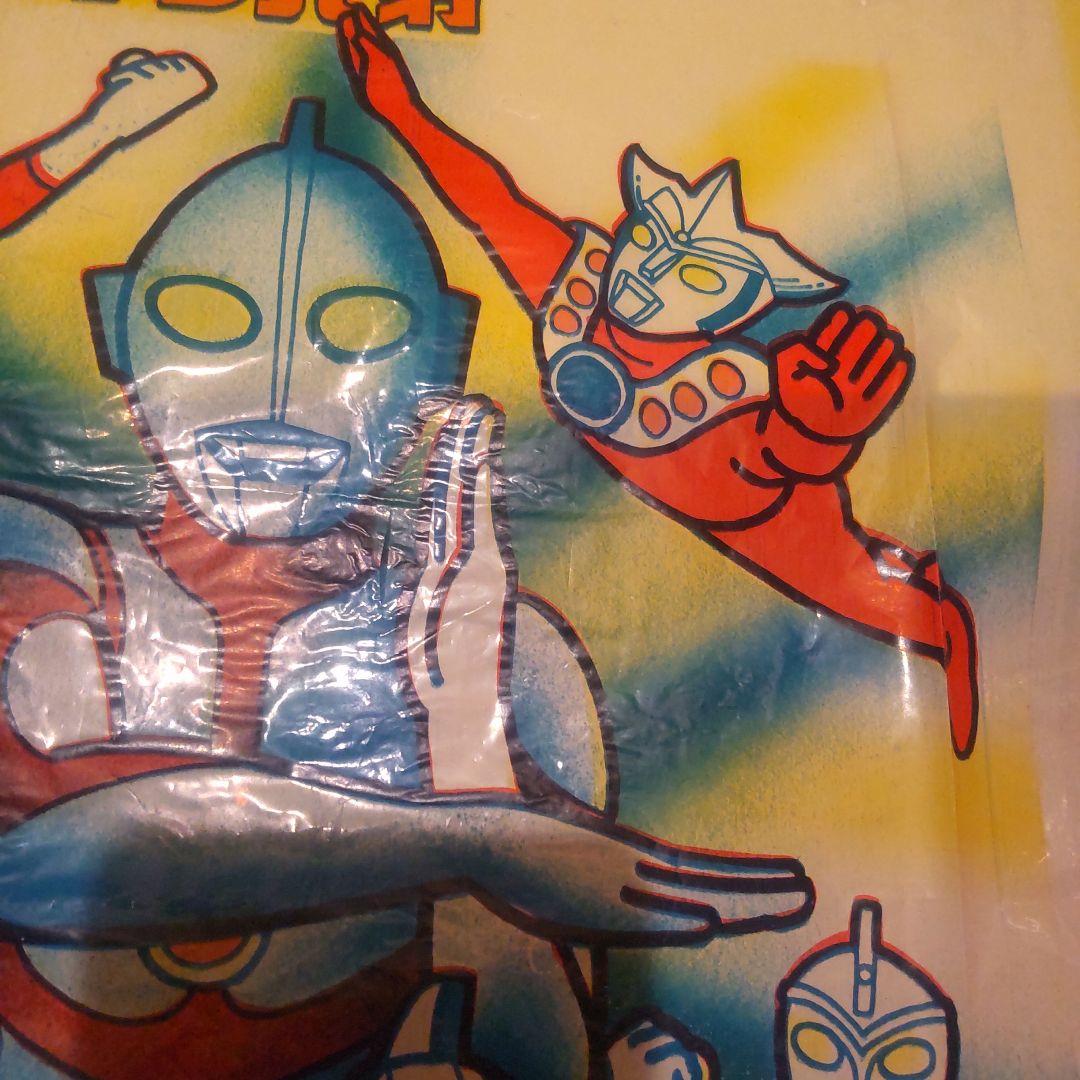 昭和レトロ　ウルトラマン　ウルトラ兄弟　綿あめ　袋　デッドストック　お祭り駄菓子