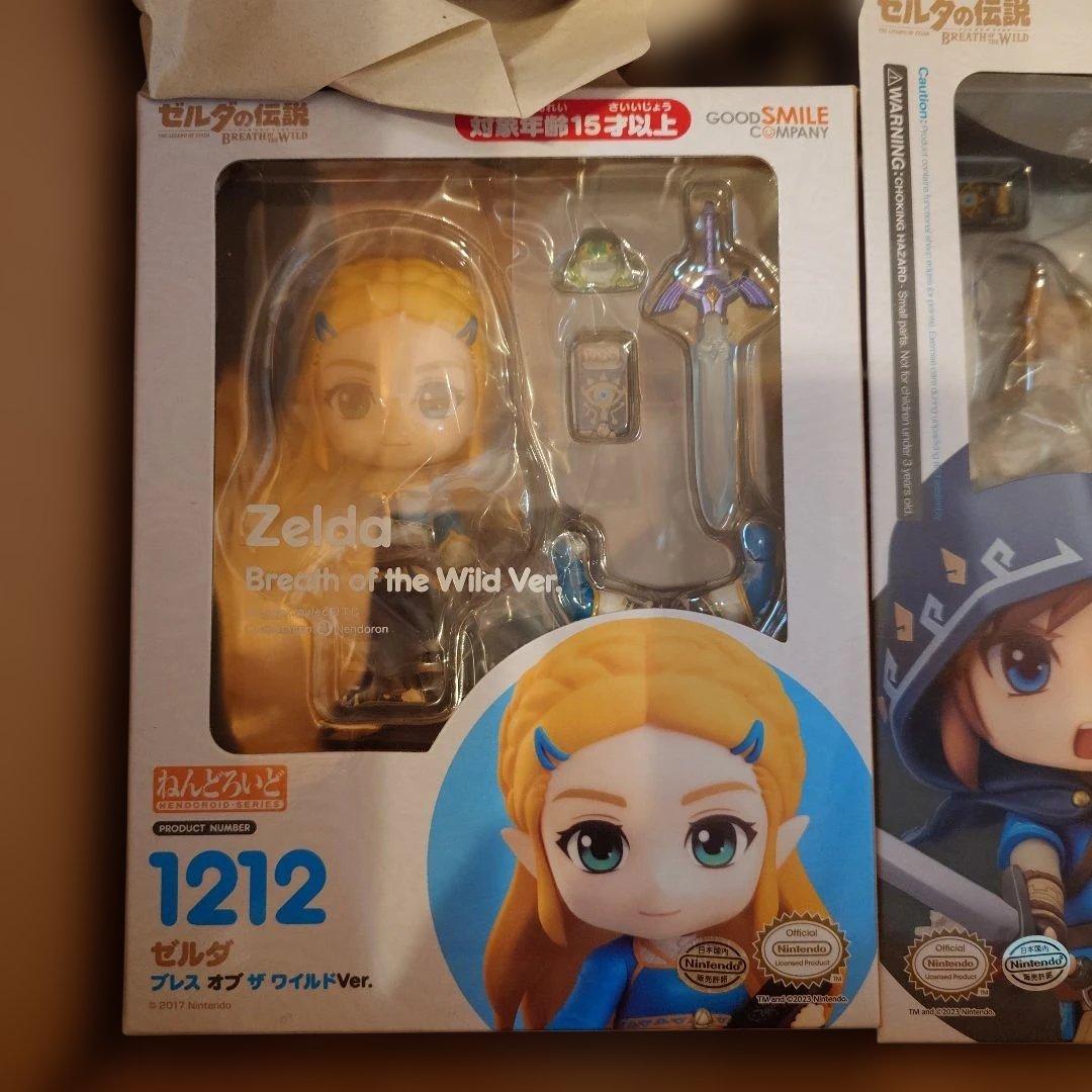 ねんどろいど　ゼルダの伝説　ブレス オブ ザ ワイルド　リンク　ゼルダ　セット