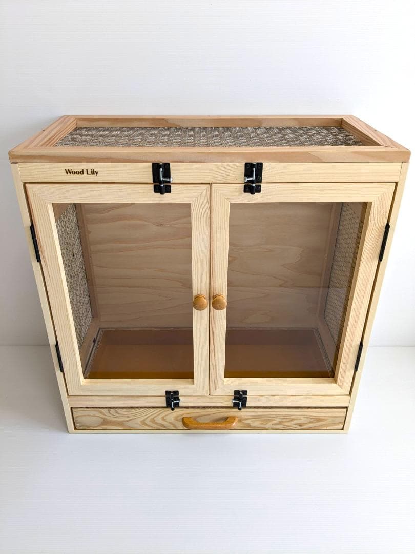 【アウトレット１点限定】鳥類ケージ 側面開閉窓 W598×D300×H600mm