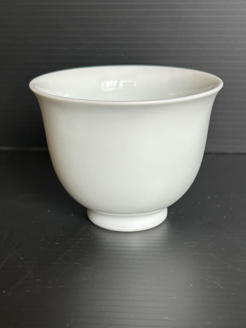 白磁湯呑 ５客セット (奥川俊右衛門 作)