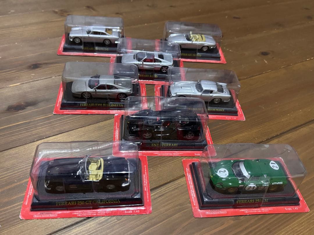 11日祝日　10万円引　FERRARIミニカー 8台セット