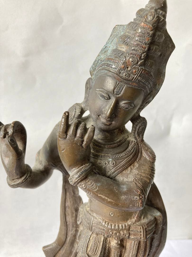 大（古）仏像，古銅製，時代物。