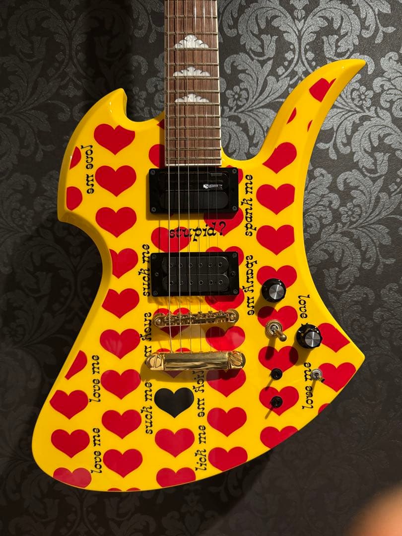 BURNY MG-145S HIDEモデル イエローハート FERNANDES