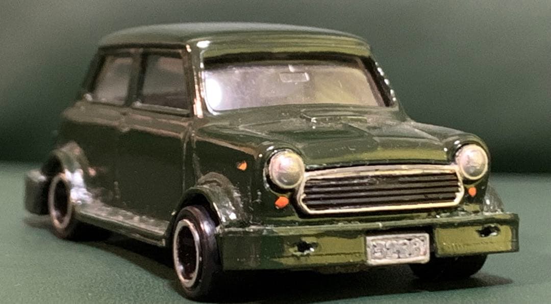 改造品 トミカ ミニクーパー ERAターボ風 グリーン