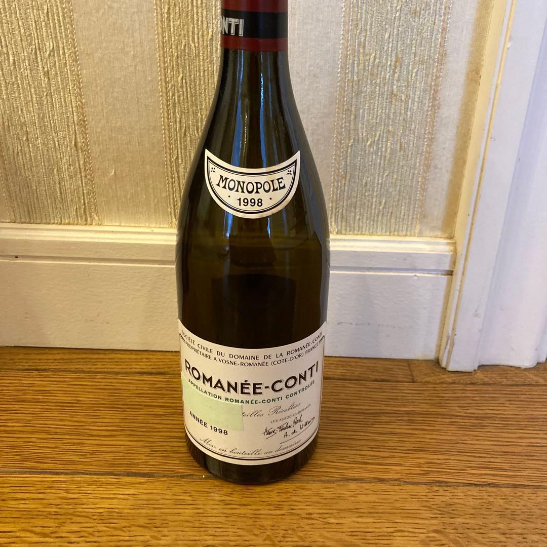 ロマネ・コンティ 1998 モノポール空瓶