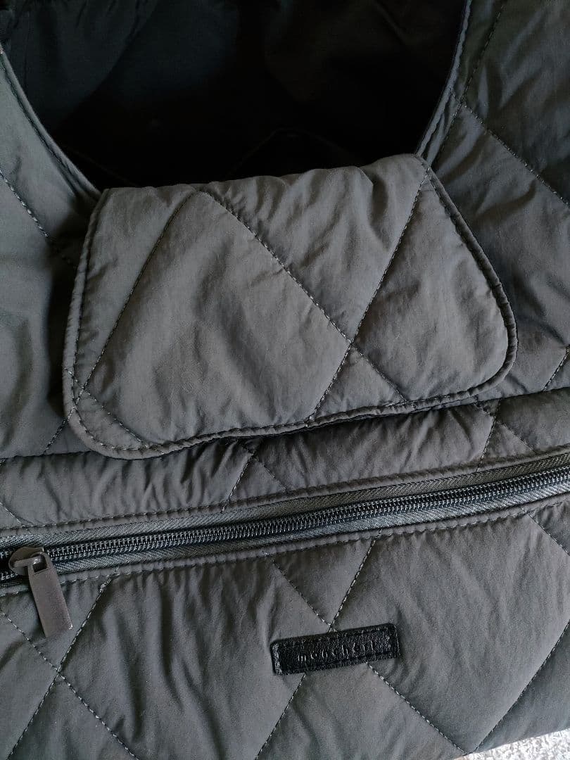 moncheri モンシェリ キルティング リュック キャリー グレー