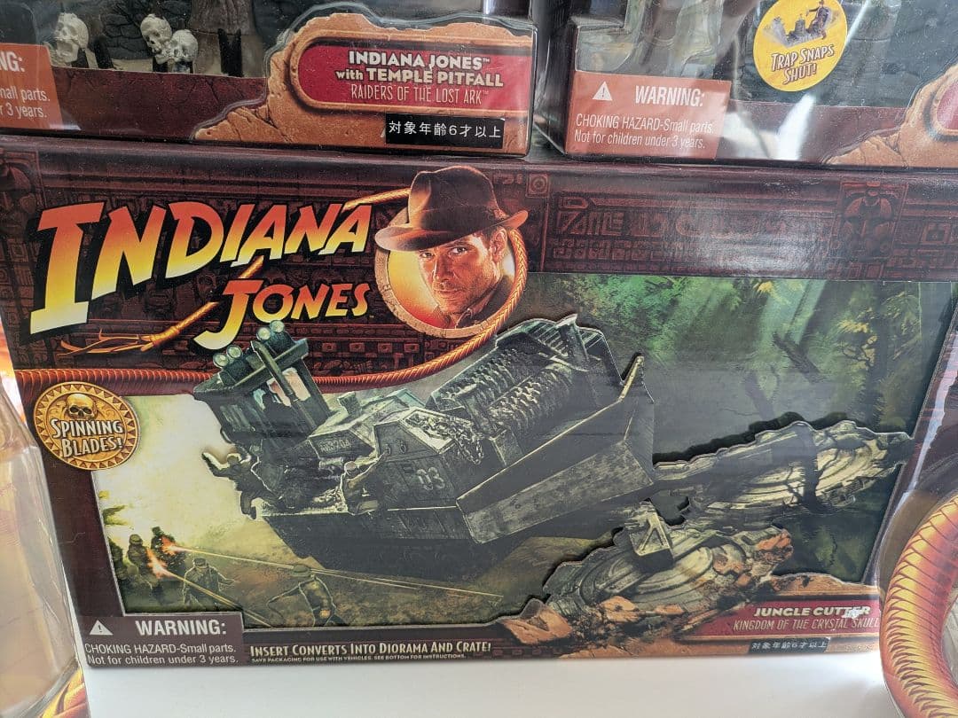 絶版　インディ・ジョーンズ　ハスブロ社　未使用未開封フィギュア5個おまとめ