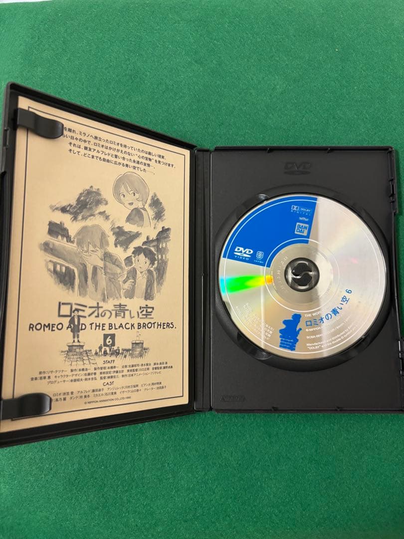 世界名作劇場～ロミオの青い空　DVD全8巻セット