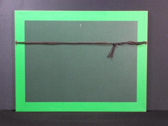 無署名　切絵　貼り絵『波昇蛍烏賊』切絵　貼り絵 0109E