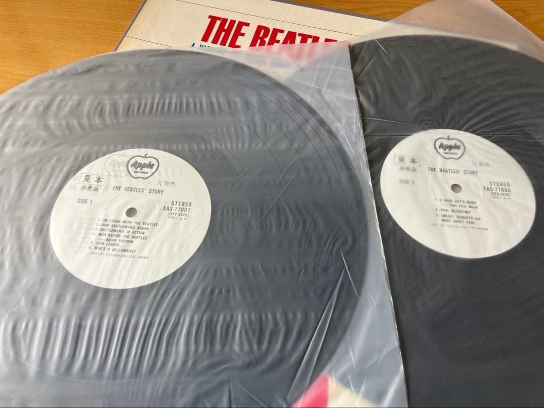 新品同様　ストリー　ノーヒゲ 白ラベル　ラベル二重印刷　ビートルズ　物語