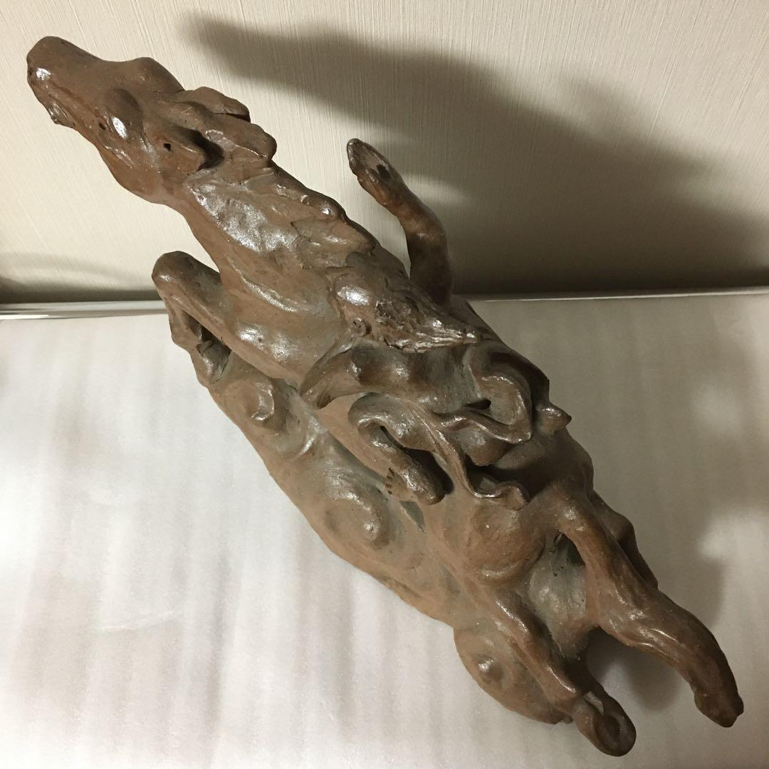 備前焼　馬　置物