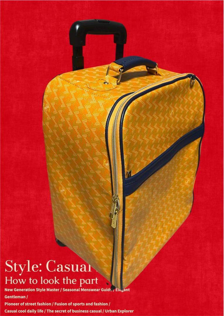 レザレクション GARAPAGO ガラパゴ キャリーバッグ カバン イエロー