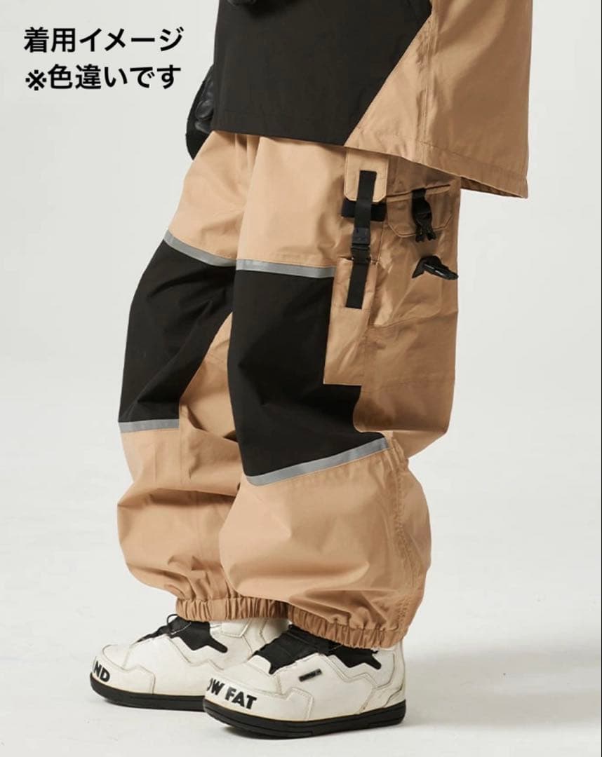 TAOTECH スノーボードパンツ ブラック/グレー