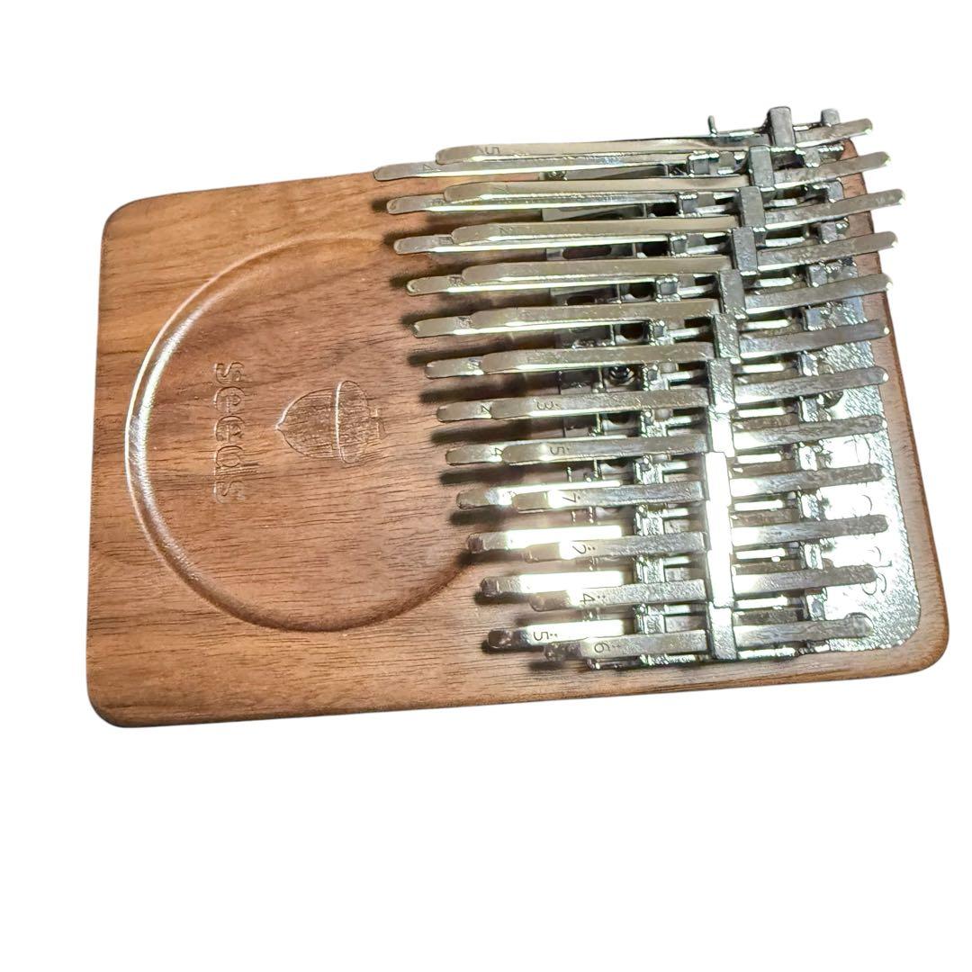 seedsカリンバ24キー親指ピアノ初心者セット2段式BlackWalnut