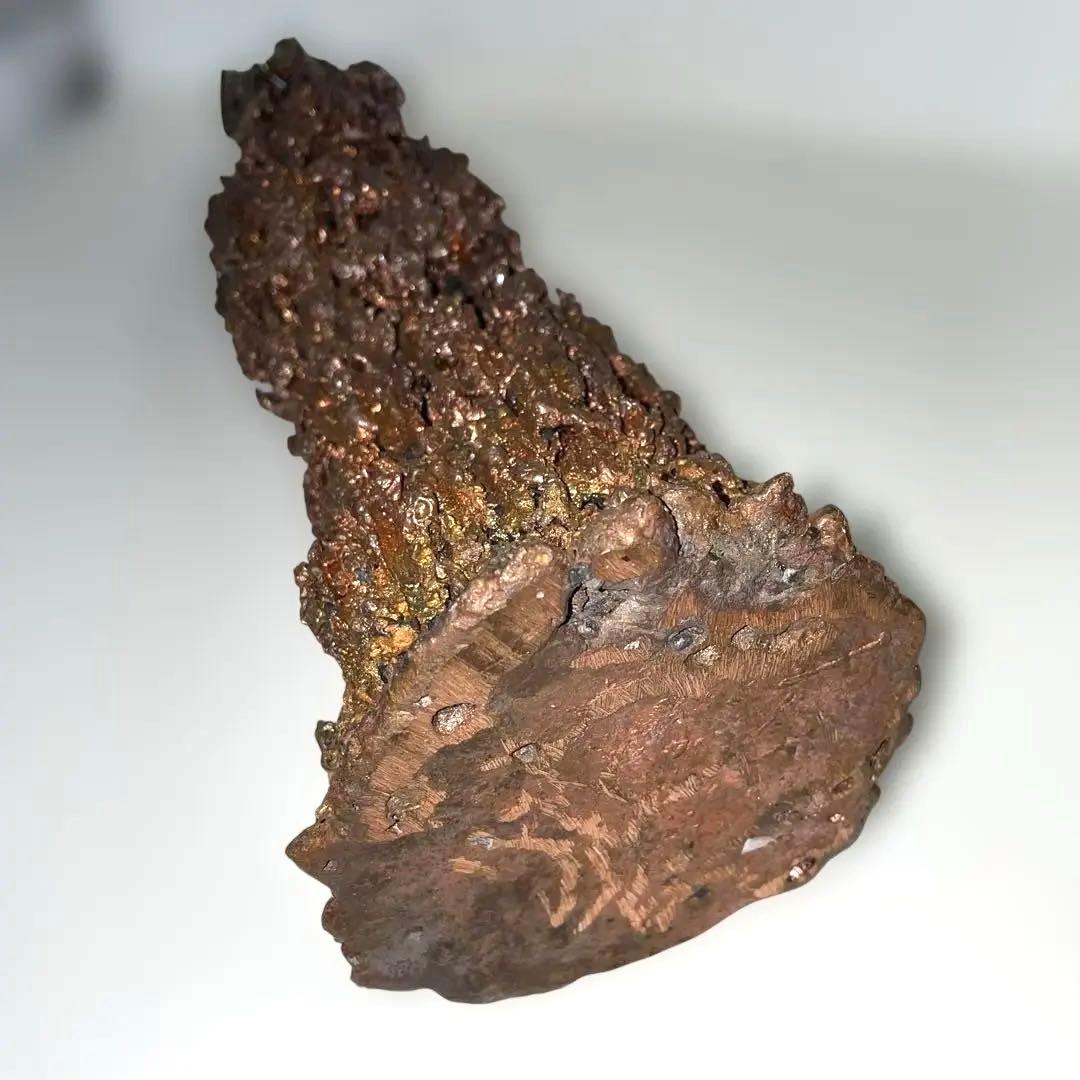 銅製ドロップ状オブジェ ジャンク品 素材・製造元不明