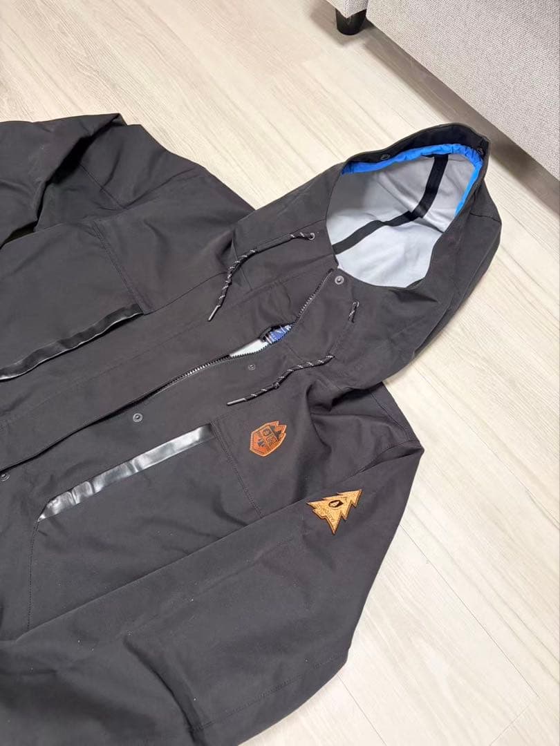 スノーボード用防水ジャケット 黒