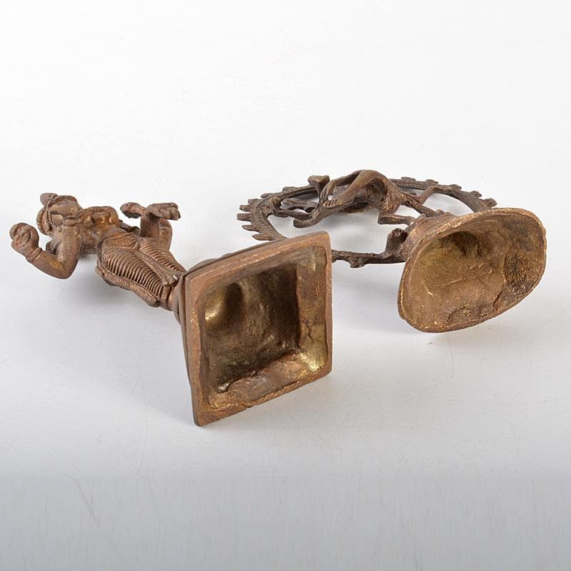 仏教美術　古銅鍍金　チベット仏　ヴィシュヌ　ナタラージャ　2点　C　6430