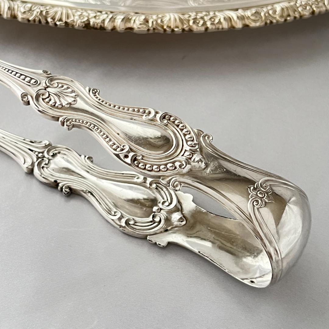 【ELKINGTON & CO】 アスパラガストング 透かし 29 cm 大型