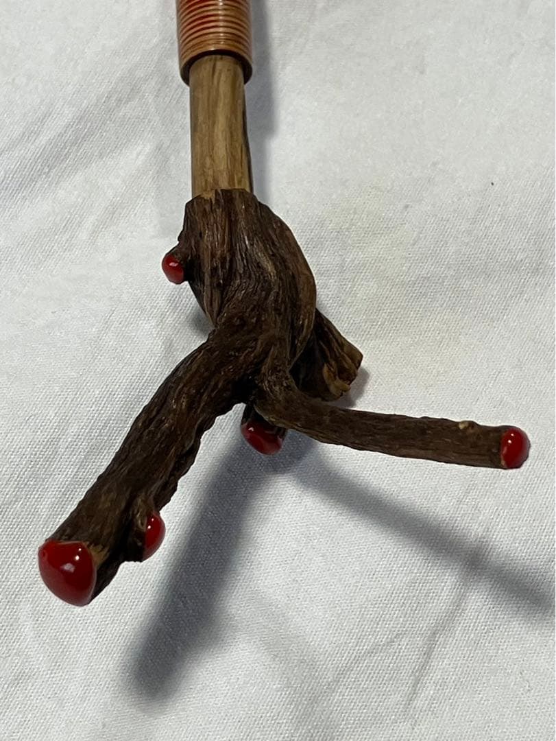 へら釣り用竿掛け　竿吉作➕針外し➕天然木万力　美品