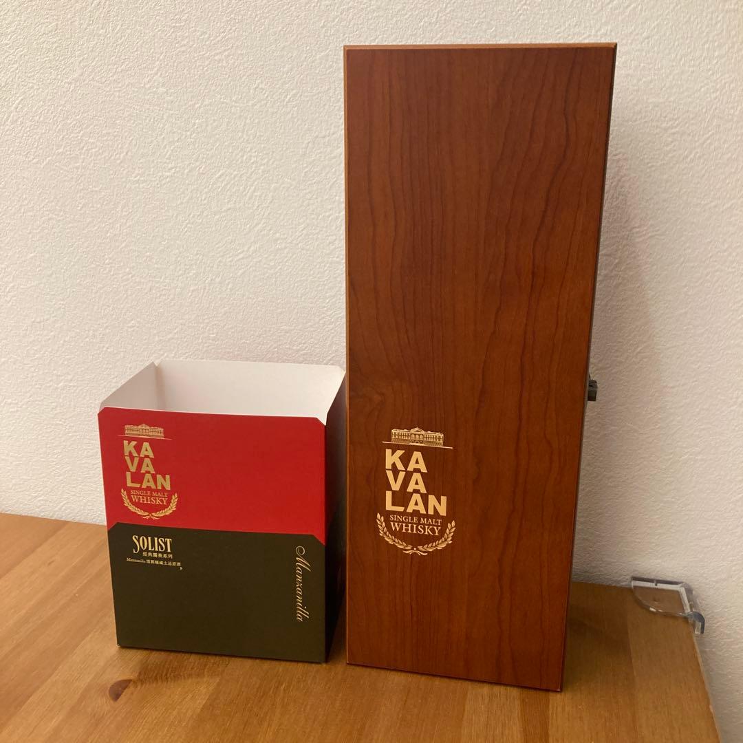 KAVALAN SOLIST Manzanilla 台湾ウィスキー 木製ボックス