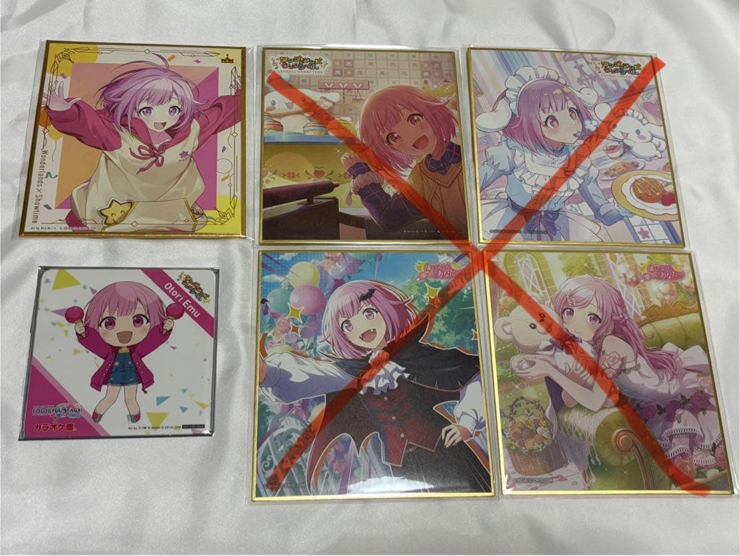 プロセカ 鳳えむ 缶バッジ サンリオ 色紙 ぱしゃこれ ヴァイス まとめ売り
