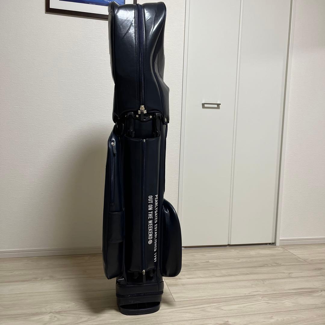 PEARLY GATES ゴルフバッグ 9型ネイビー