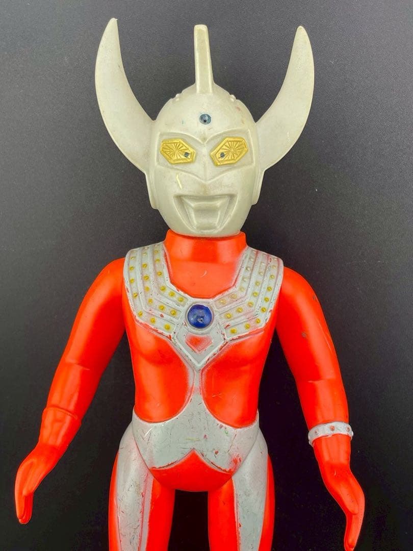 【中古品】 ウルトラマンタロウ　ウルトラマンタロー　ブルマァク　ソフビ　円谷プロ