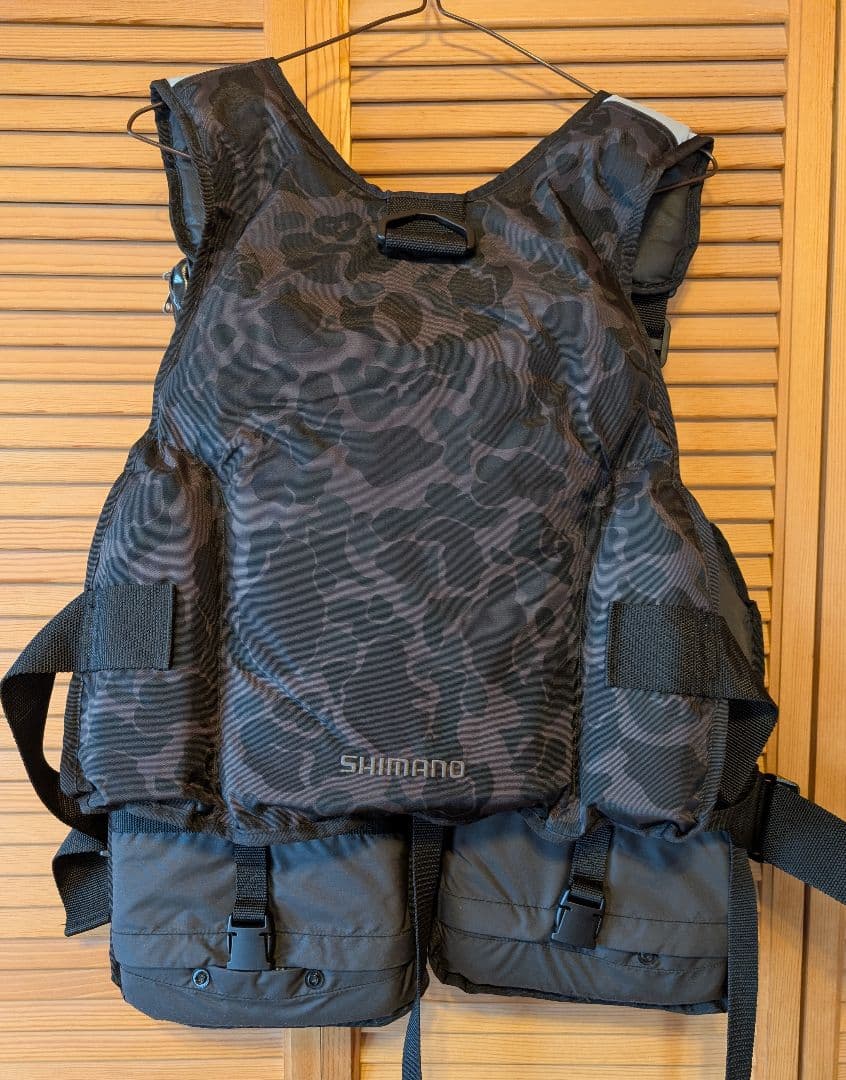 SHIMANO XEF0 フィッシングベスト カモフラ 美品