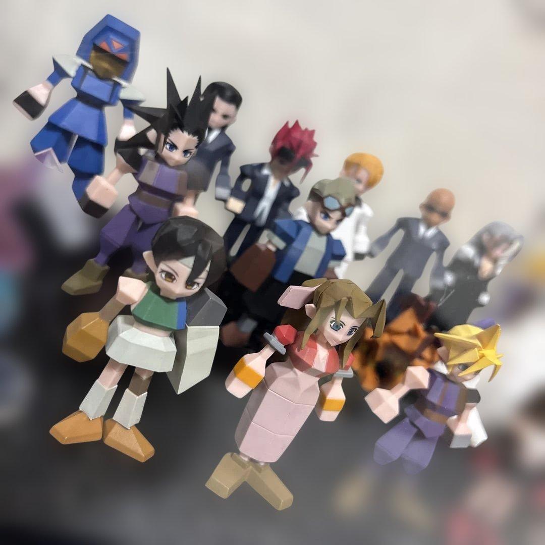 FF7 ファイナルファンタジー7 一番くじ ポリゴン ミニ フィギュア G賞