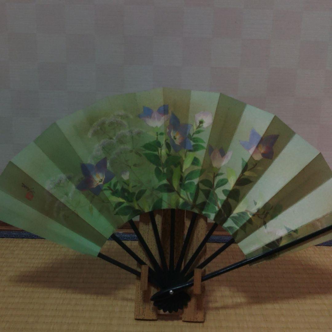 飾り扇子　花暦　東笙蒼作