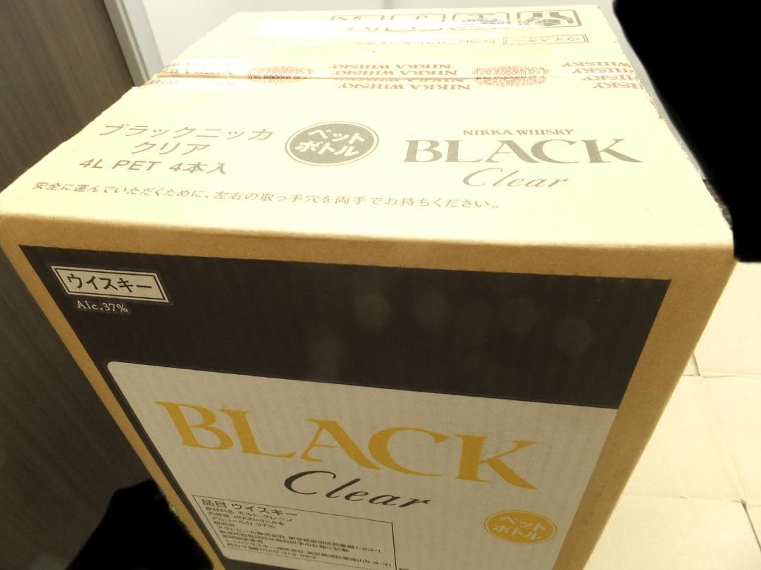 ブラックニッカ クリア 4000ml×４本箱入り ニッカウィスキー