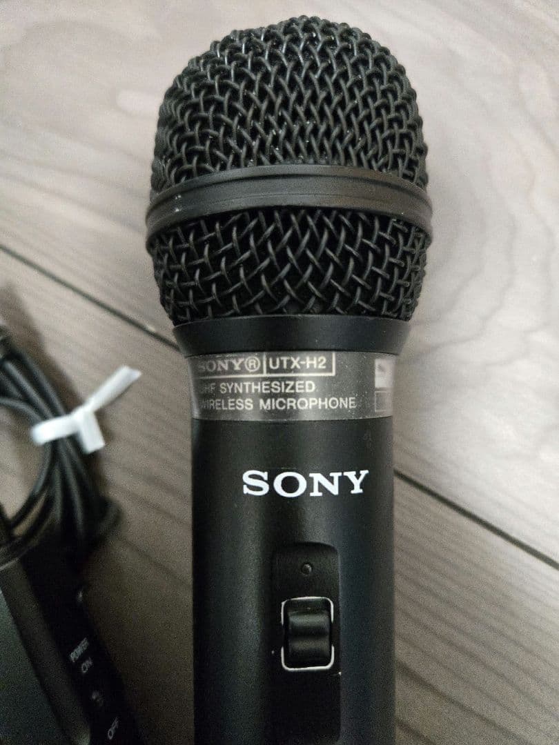 【SONY】ソニー無線ワイヤレスマイクロフォンピンマイクUTX-H2.B2セット