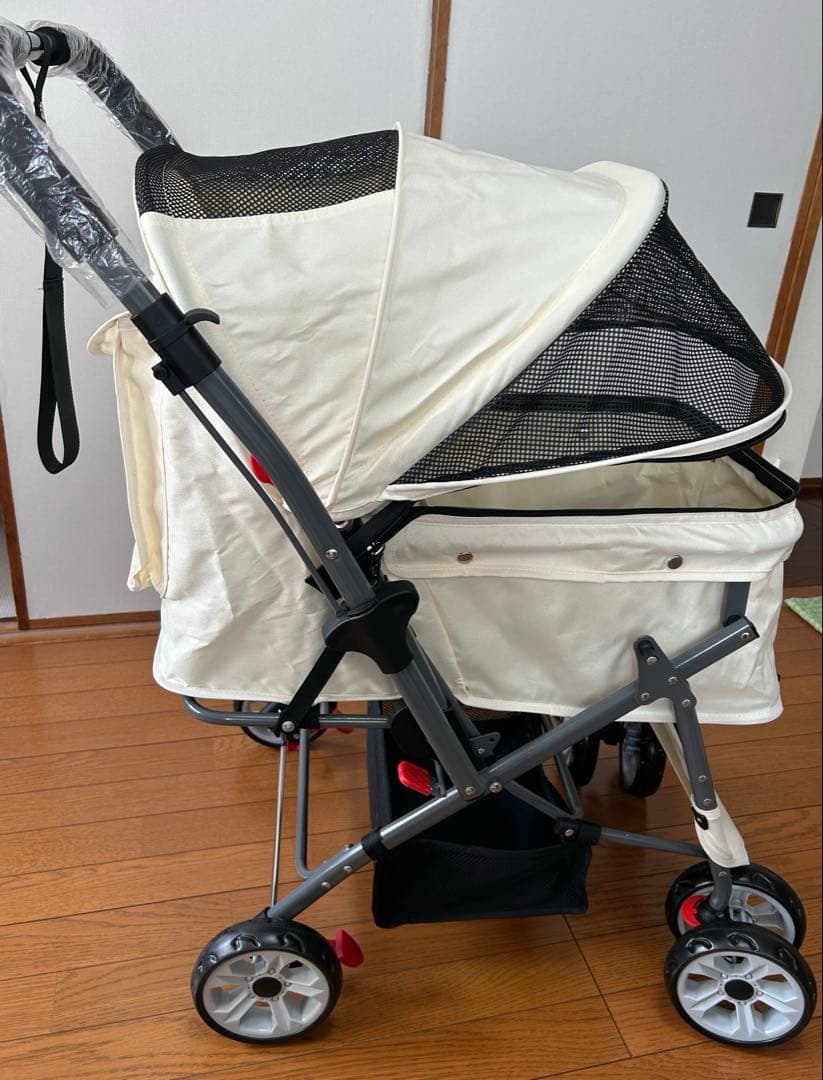 【新品未使用】ペットカート 折り畳みリードフック2本