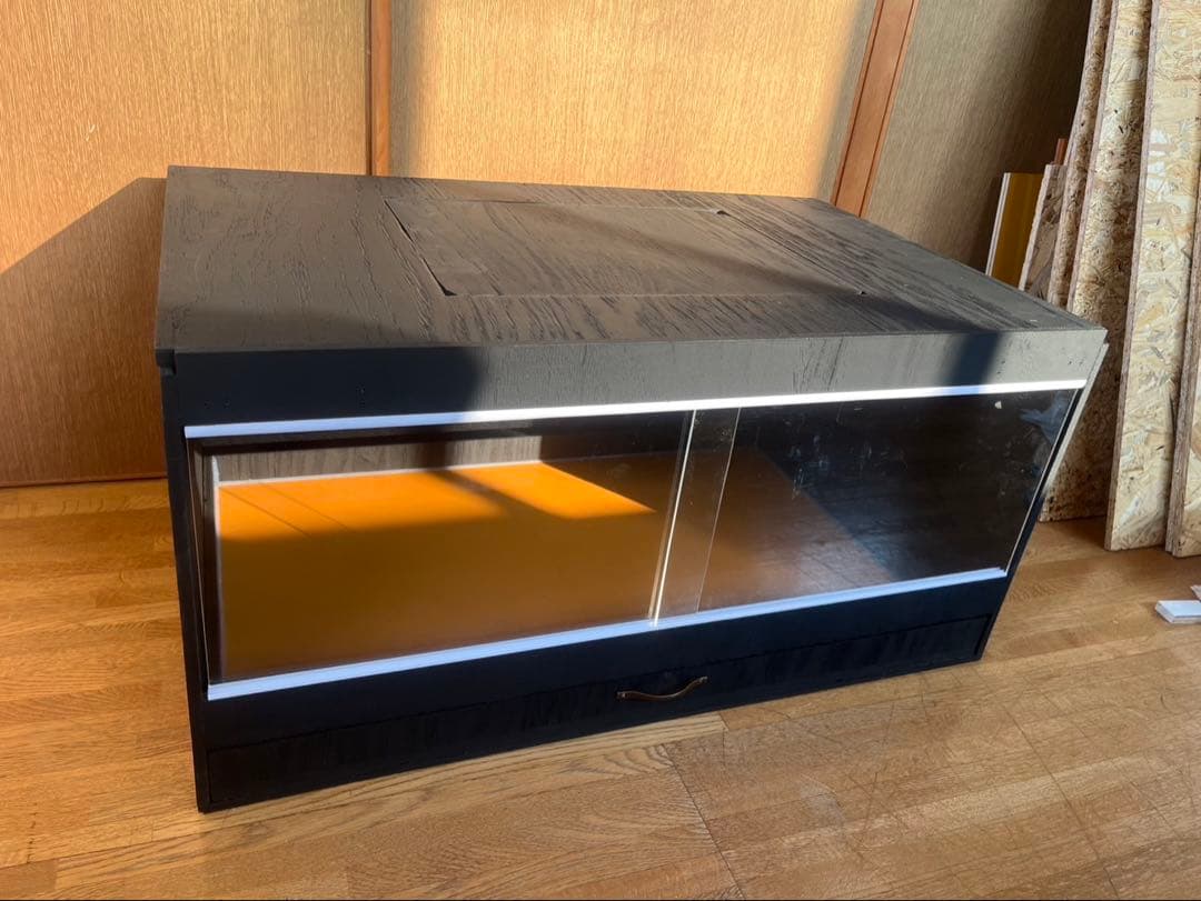 爬虫類ケージ　80×45×40 引き出しカラーケージ　爬虫類　ケージ　飼育