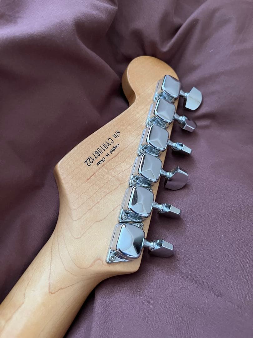 【調整済】squier スクワイア　エレキギター　fender 新品弦　説明必読