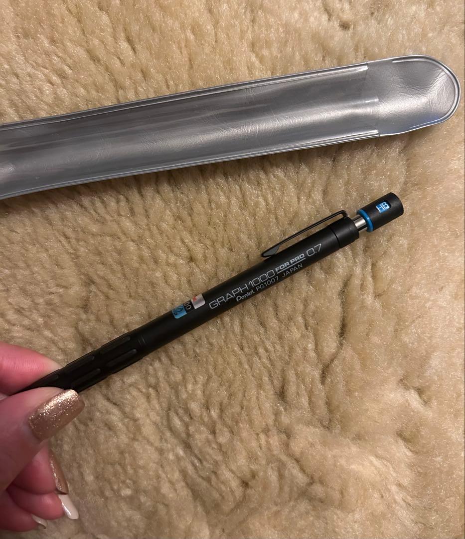 たど様◆レア廃盤◆旧型ぺんてる◆GRAPH1000◆PG1007青◆0.7シース