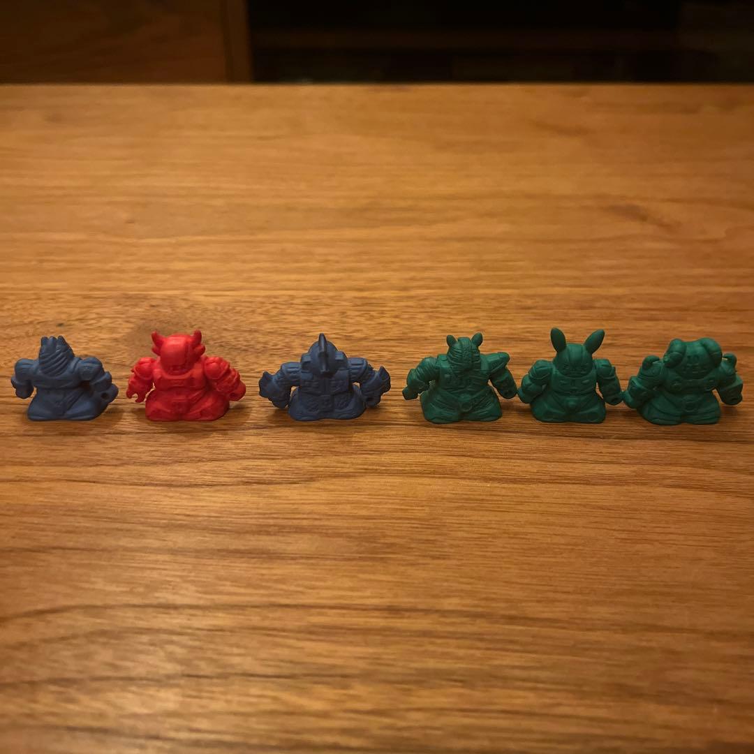 ビーストフォーマー　消しゴム　当時物　レトロ　6体セット