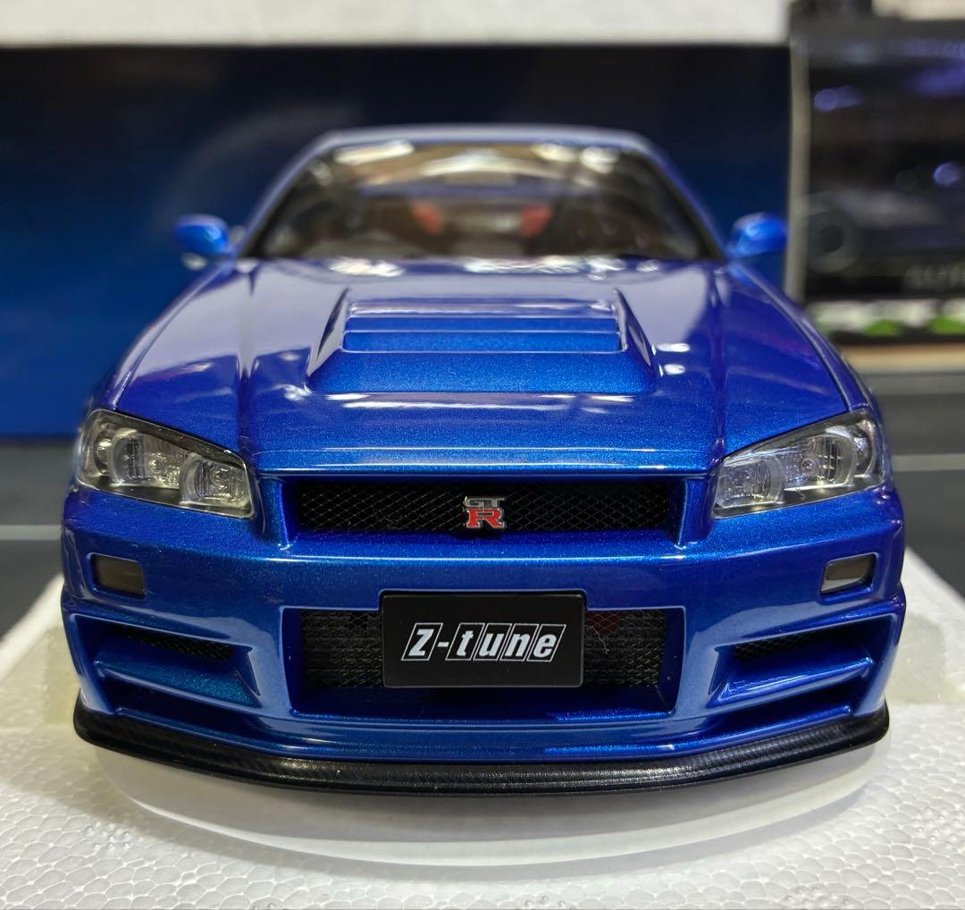 オートアート 1/18 日産GT-R R34 Z tune