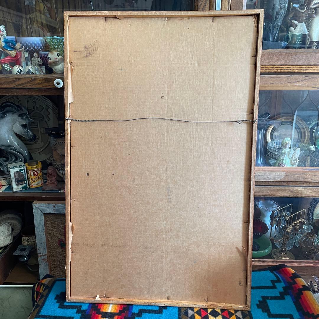 希少品！特大！70sアメリカアンティーク　イギリス空軍飛行機の壁掛けヴィンテージ