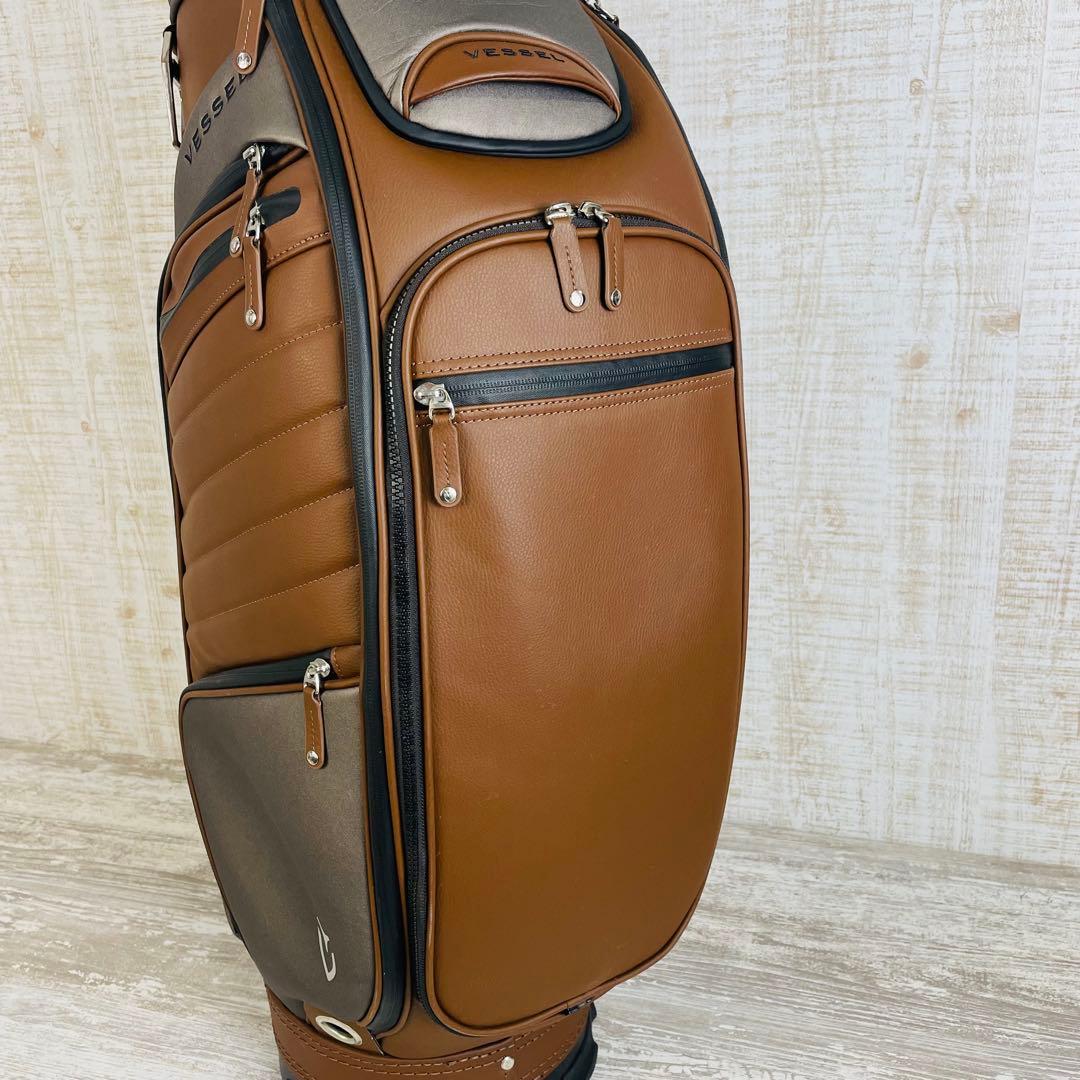 【美品】VESSEL APX Staff ベゼル　シンセティック　キャディバッグ